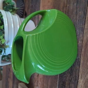 Vintage Kelly Green Fiesta Homer Laughlin Pitcher MCM